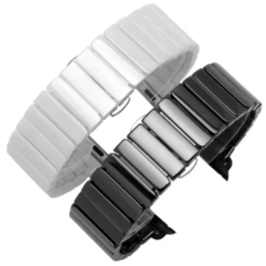 Alternative view of Bracelet blanc haut de gamme en céramique et métal